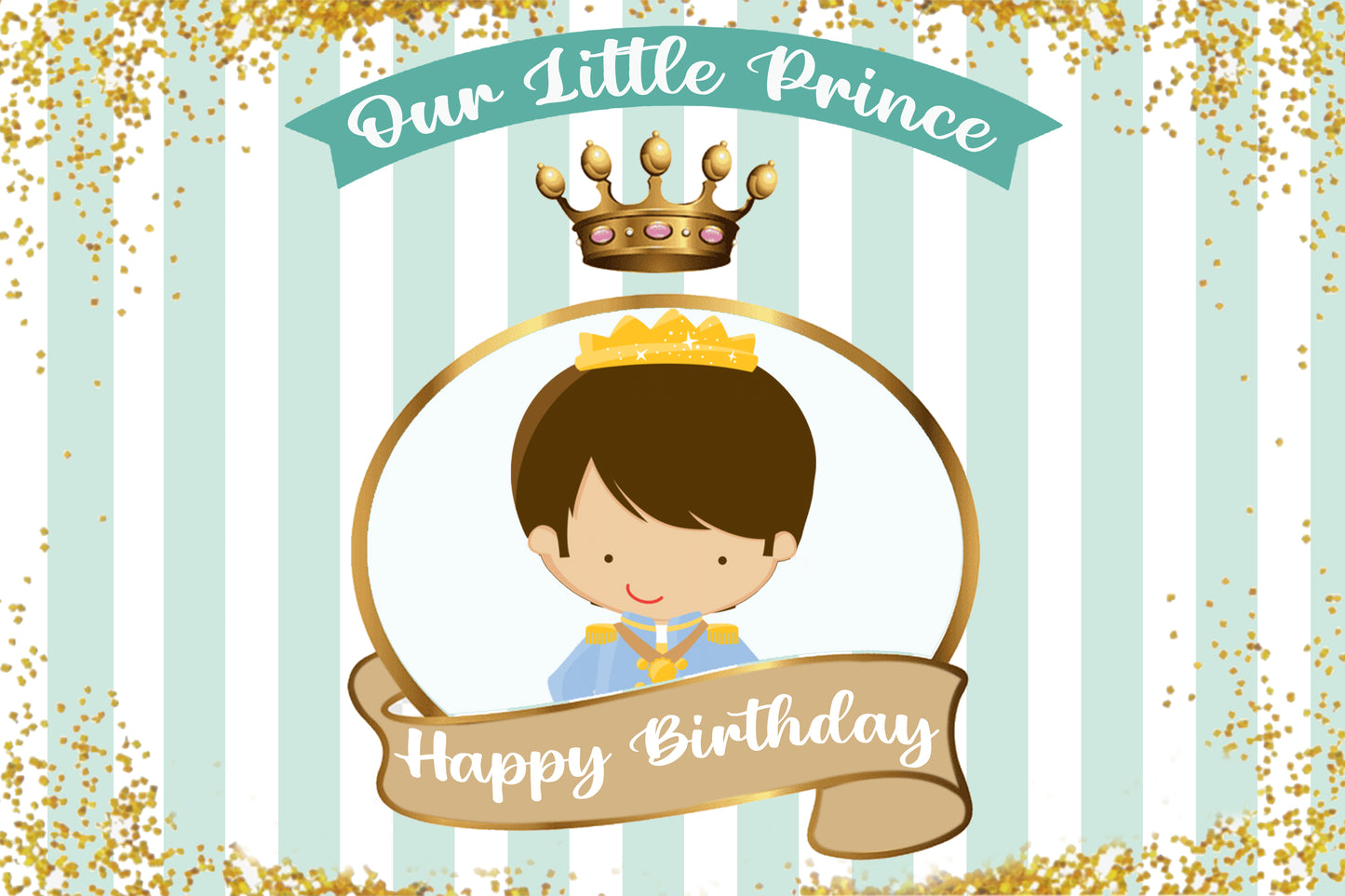 Prince Birthday Party Backdrop