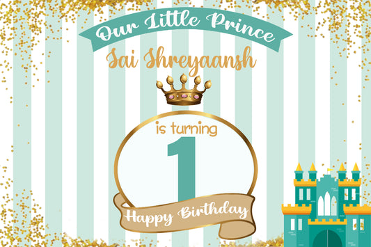 Personalize Prince Backdrop Banner