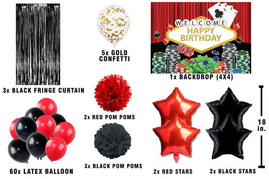 Casino Party Decorations Complete Set