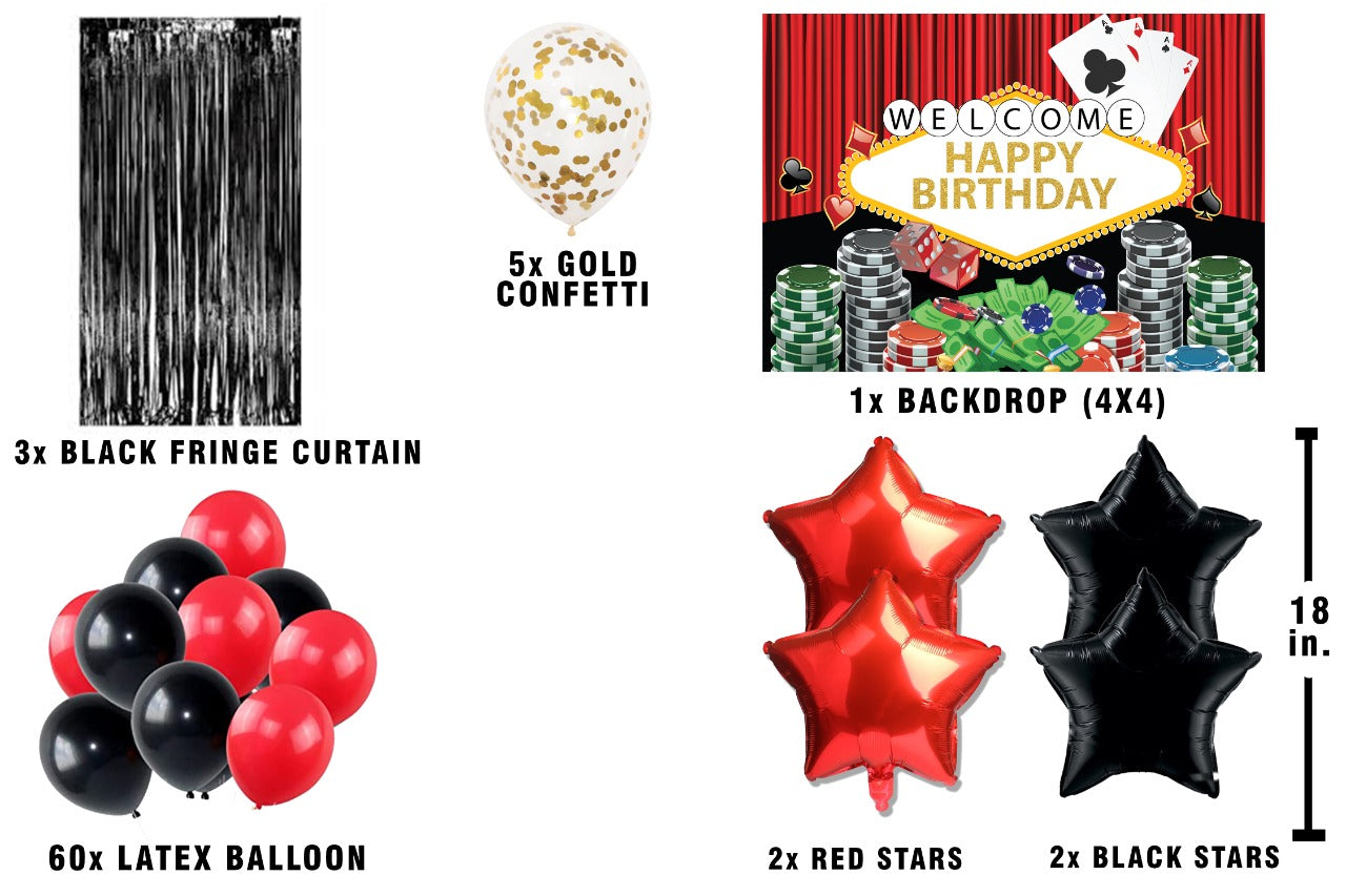 Casino Party Decorations Complete Set