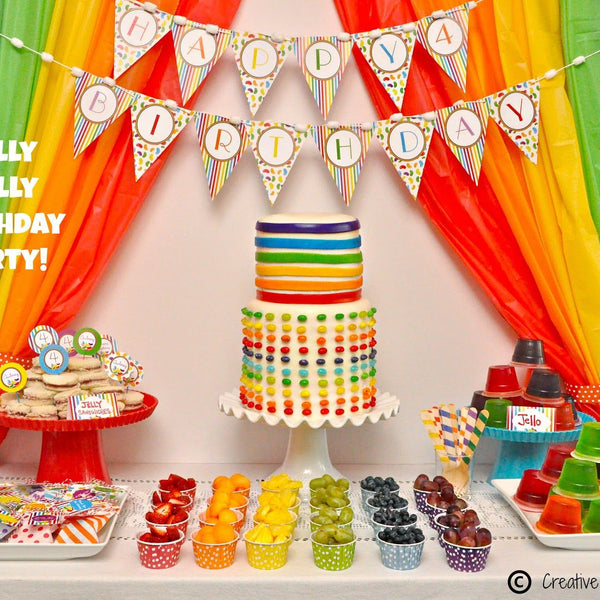 Rainbow Birthday Party for Kids