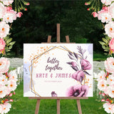 Wedding Ceremony Theme Party Welcome Board