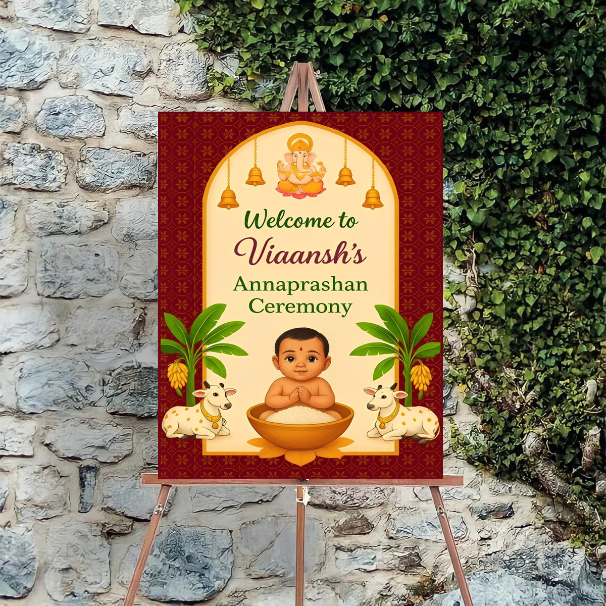 Annaprashan Welcome Sign Board