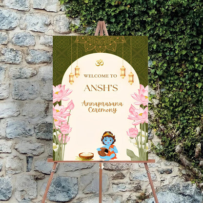 Annaprashan Welcome Sign Board