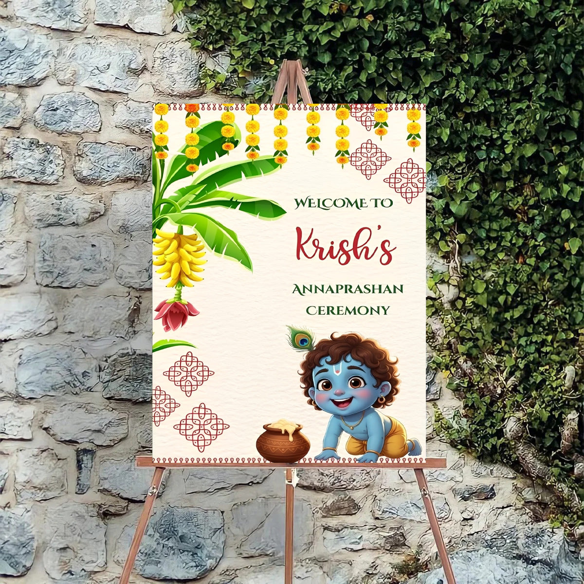 Annaprashan Welcome Sign Board