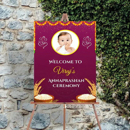 Annaprashan Welcome Sign Board