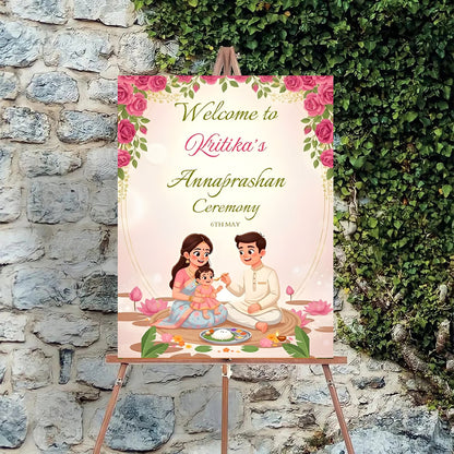 Annaprashan Welcome Sign Board