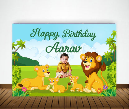 The Lion King Theme Birthday Party Backdrop
