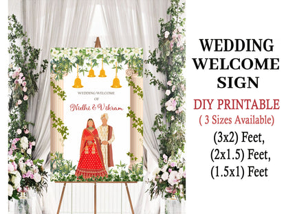 Wedding Ceremony Theme Party Welcome Board