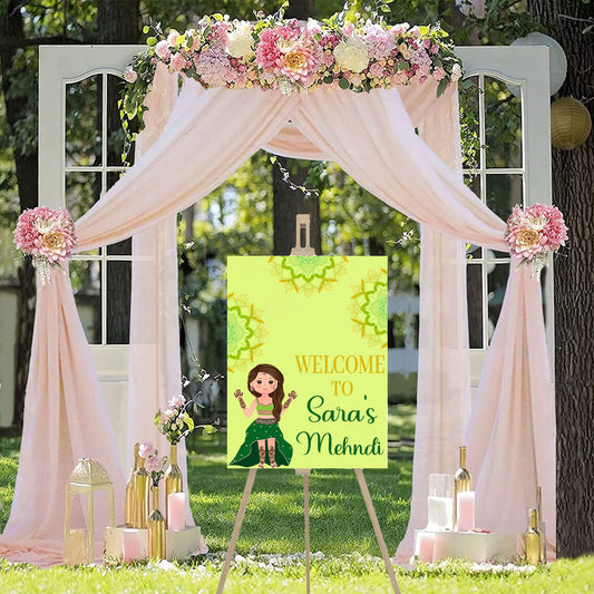 Wedding Ceremony Theme Party Welcome Board
