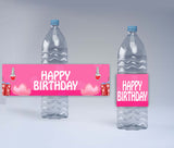 Pyjama Party Theme Birthday Party Water Bottle Labels