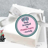 Pyjama Theme Birthday Party Thank You Gift Tags