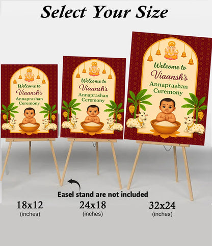 Annaprashan Welcome Sign Board