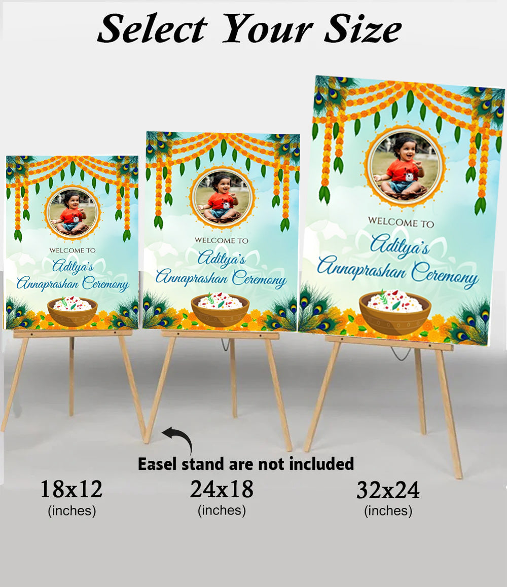 Annaprashan Welcome Sign Board