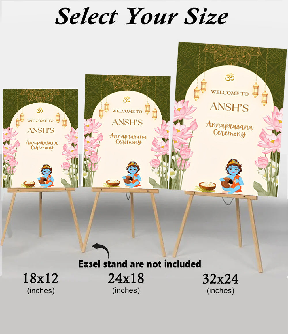 Annaprashan Welcome Sign Board