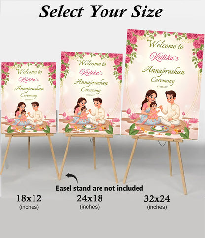 Annaprashan Welcome Sign Board