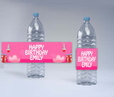 Pyjama Party Theme Birthday Party Water Bottle Labels