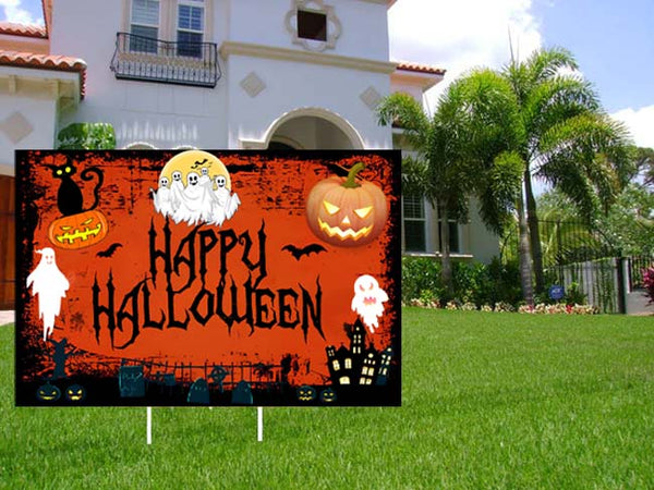 Halloween Party Welcome Board