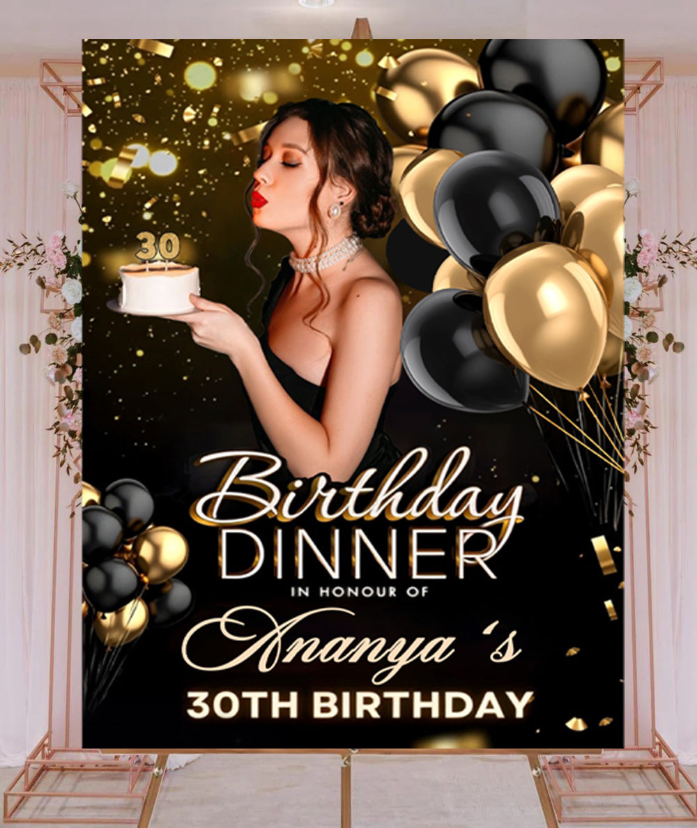 Milestone Birthday Party Welcome Board