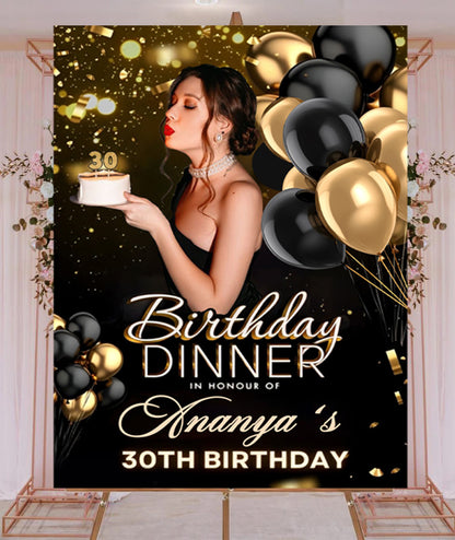 Milestone Birthday Party Welcome Board