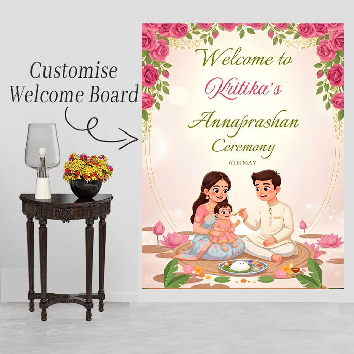 Annaprashan Welcome Sign Board