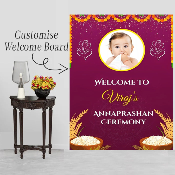Annaprashan Welcome Sign Board