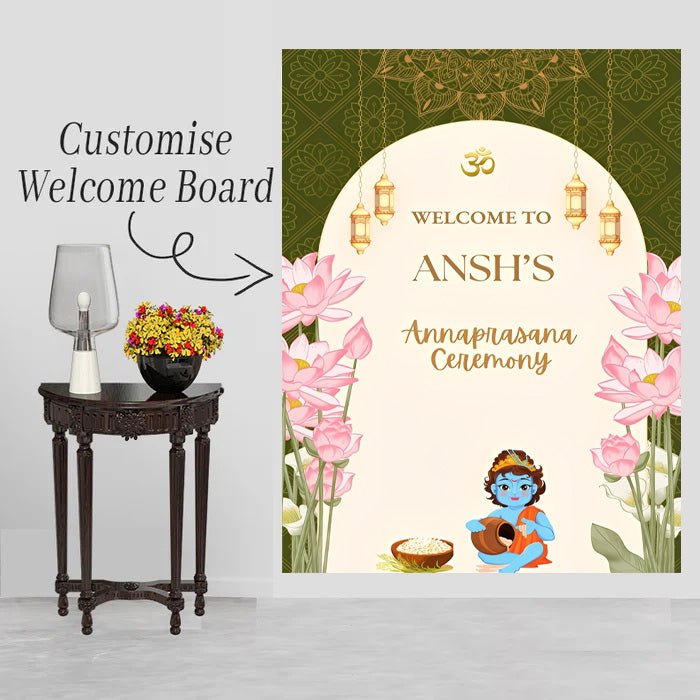 Annaprashan Welcome Sign Board