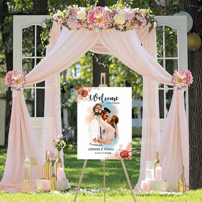 Wedding Ceremony Theme Party Welcome Board