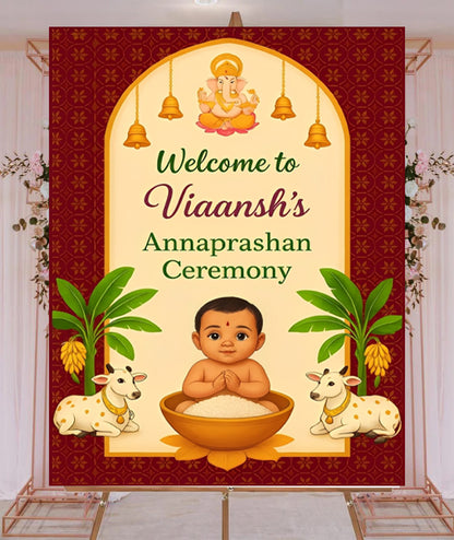 Annaprashan Welcome Sign Board