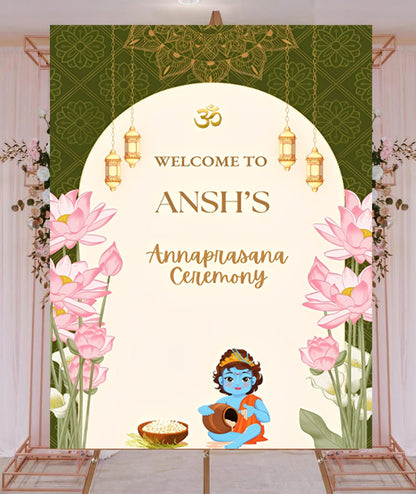 Annaprashan Welcome Sign Board