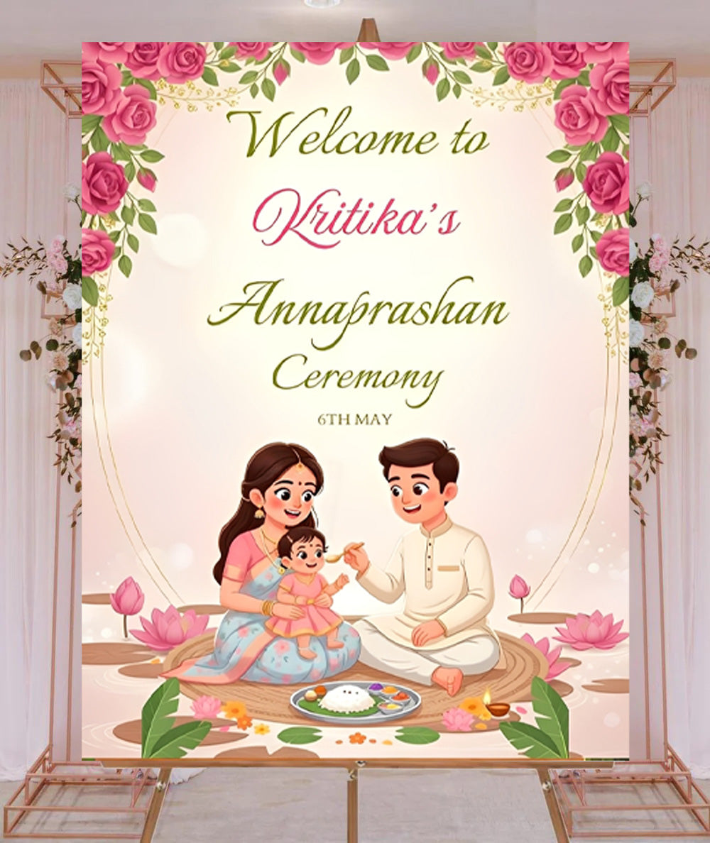 Annaprashan Welcome Sign Board