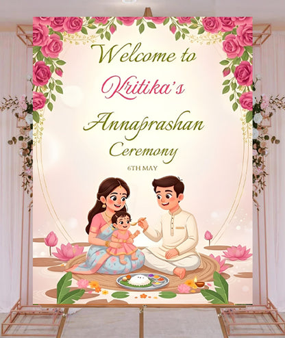 Annaprashan Welcome Sign Board