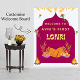 Lohri Party Welcome Board for Kids