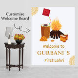 Lohri Party Welcome Board for Kids