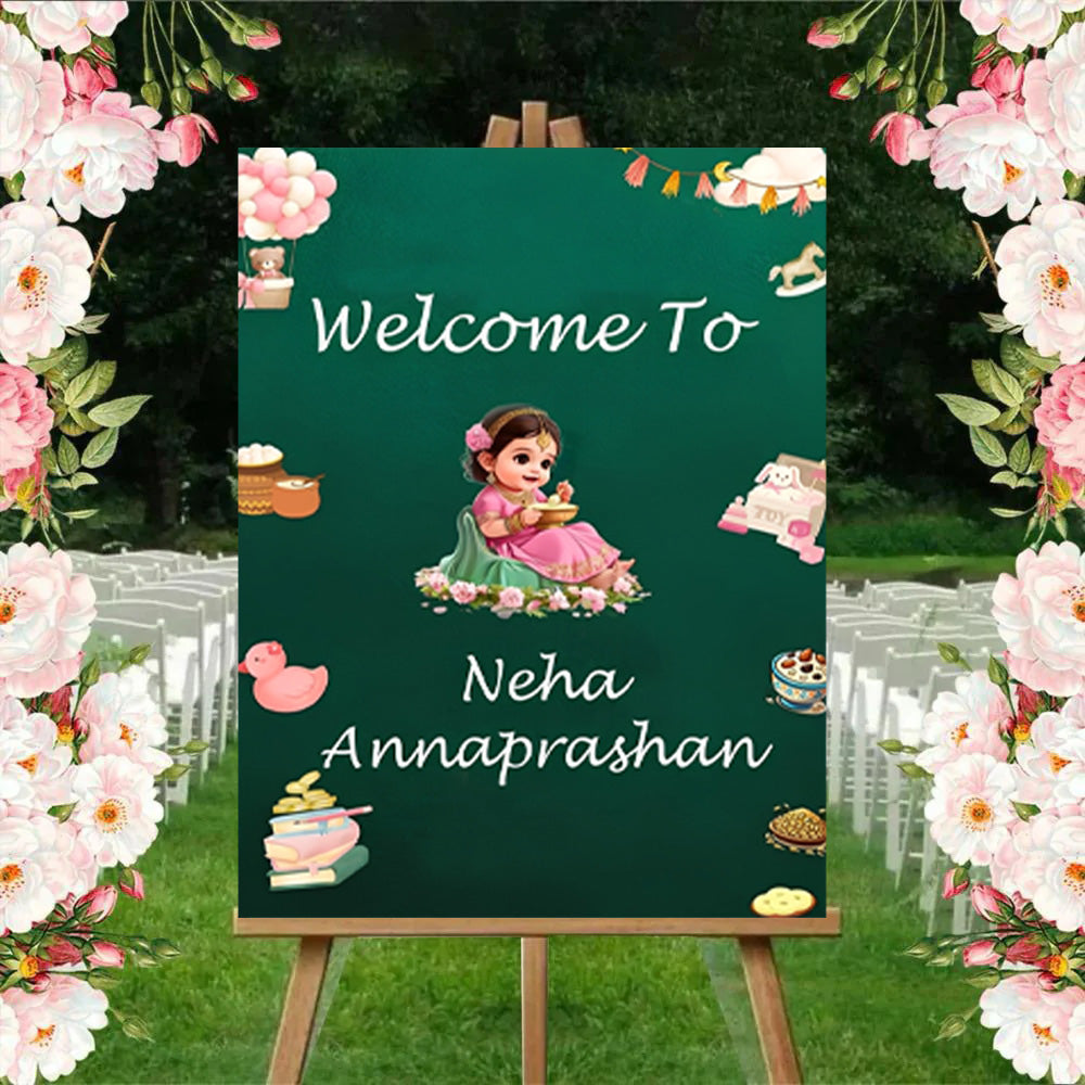 Annaprashan Welcome Sign Board