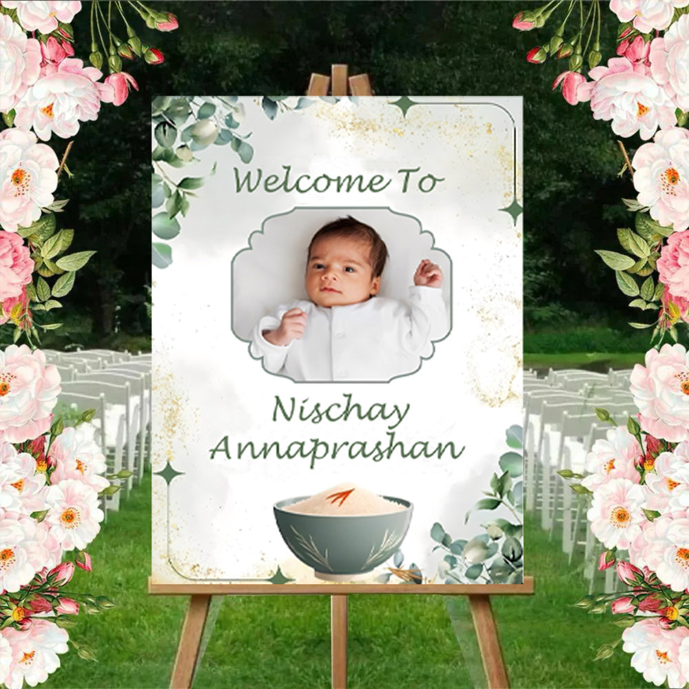 Annaprashan Welcome Sign Board
