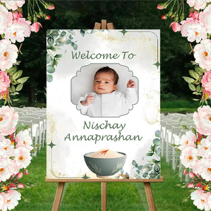 Annaprashan Welcome Sign Board