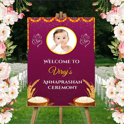 Annaprashan Welcome Sign Board