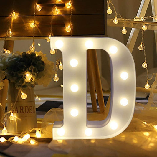 D Letter Light, Marquee Alphabet Light Letters for Room Decor Lights, Led Letters Alphabet for Decoration, Letter Lights for Birthday