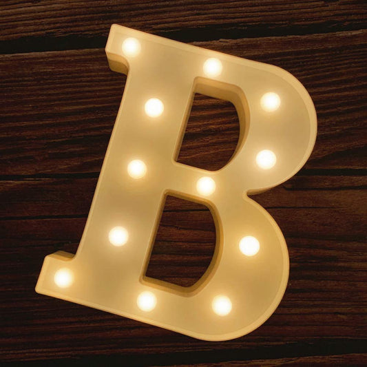 B Letter Light, Marquee Alphabet Light Letters for Room Decor Lights, Led Letters Alphabet for Decoration, Letter Lights for Birthday