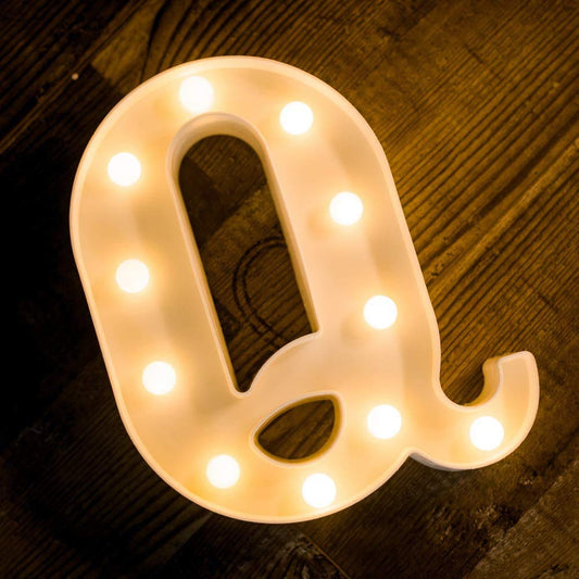 Q Letter Light, Marquee Alphabet Light Letters for Room Decor Lights, Led Letters Alphabet for Decoration, Letter Lights for Birthday