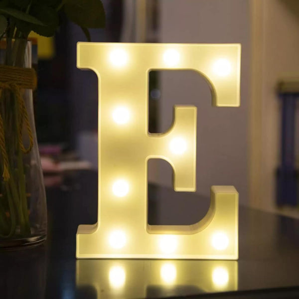 E Letter Light, Marquee Alphabet Light Letters for Room Decor Lights, Led Letters Alphabet for Decoration, Letter Lights for Birthday