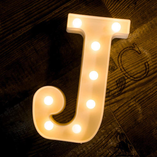J Letter Light, Marquee Alphabet Light Letters for Room Decor Lights, Led Letters Alphabet for Decoration, Letter Lights for Birthday