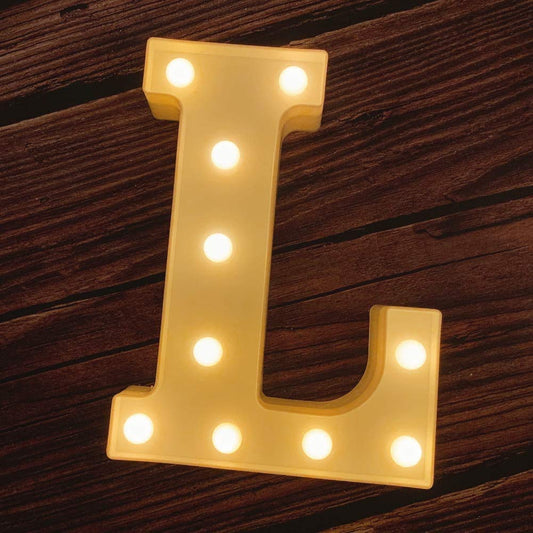 L Letter Light, Marquee Alphabet Light Letters for Room Decor Lights, Led Letters Alphabet for Decoration, Letter Lights for Birthday
