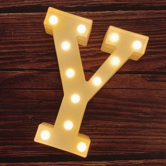 Y Letter Light, Marquee Alphabet Light Letters for Room Decor Lights, Led Letters Alphabet for Decoration, Letter Lights for Birthday