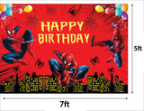 Spiderman Theme Birthday Party Backdrop