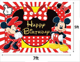 Minnie Theme Birthday Backdrop