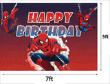 Spiderman Theme Birthday Party Backdrop