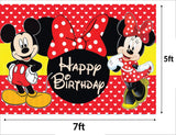 Minnie Theme Birthday Backdrop