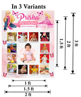 Barbie Customized Chalkboard/Milestone Board for Kids Birthday Party